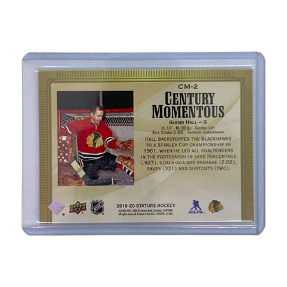 UPPER DECK NHLカード STATURE GLENN HALL BLACKHAWKS #CM-2 中古 IT2