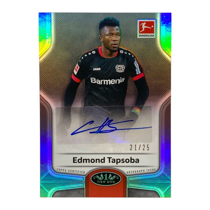 TOPPS サッカーカード TIER ONE EDMOND TAPSOBA LEVERKUSEN 21/25 #BO-ET 中古 IT2