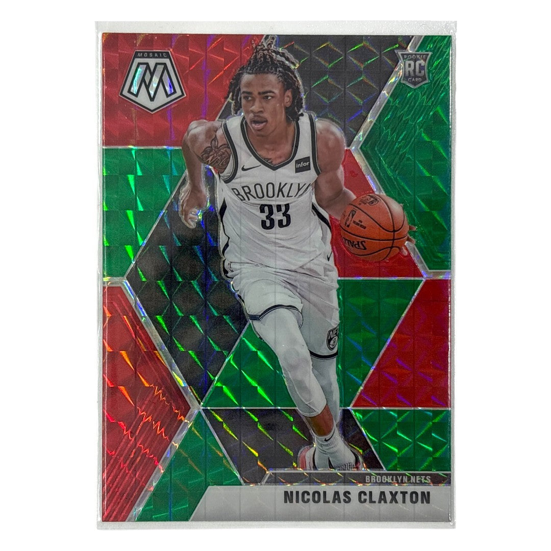 PANINI NBAカード MOSAIC PRIZM NICOLAS CLAXTON BROOKLYN NETS #236 中古 IT1