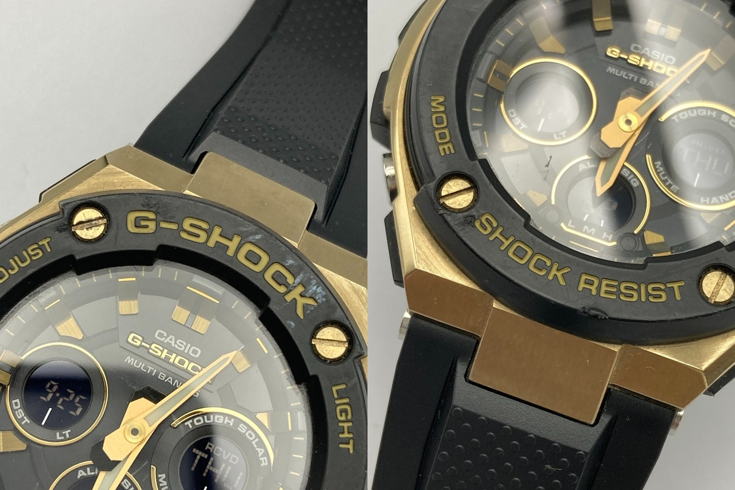 [カシオ] 腕時計 ジーショック G-STEEL 電波ソーラー GST-W300G-1A9JF メンズ ブラック 中古 D4