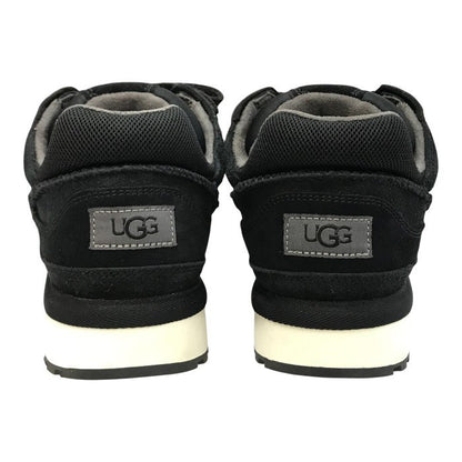 UGG アグ GOLDENCUSH スニーカー レディース スウェード/メッシュ ローカット 厚底 ゴールデンクッシュ ブラック 24.0cm 1152719 中古 T1