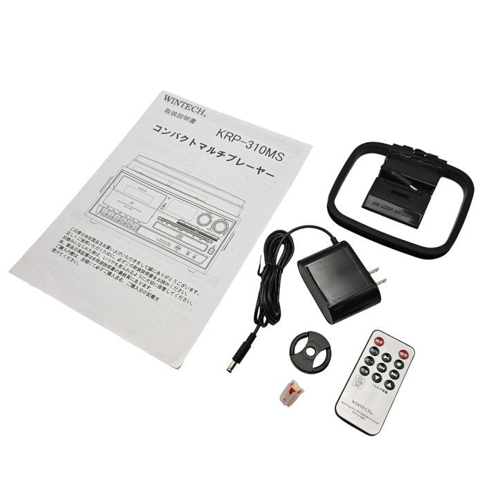 WINTECH ウィンテック スピーカー搭載 マルチオーディオプレーヤー ( FM AM LP CD TAPE USB SD ) KRP-310MS 中古 H4