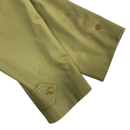 Buberrys バーバリー ステンカラーコート メンズ 秋冬 チェック柄 裏地/ライナー ヴィンテージ カーキ 170サイズ 中古 T1