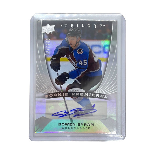 UPPER DECK NHLカード TRILOGY BOWEN BYRAM COLORADO AVALANCHE 027/249 #81 中古 IT1