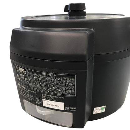 アイリスオーヤマ 電気圧力鍋 4.0L 自動メニュー80種類 ブラック KPC-MA4-B 中古 Y1