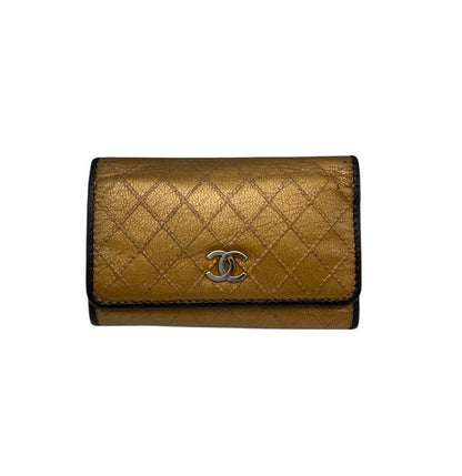 CHANEL シャネル ビコローレ キーケース 6連 中古 D4