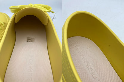 SUPERGA スペルガ レインシューズ 2750 POS U サイズ43 イエローレモン 中古 D4