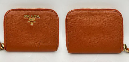 PRADA プラダ ラウンドファスナー コインケース 小銭入れ 中古 D4
