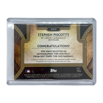TOPPS MLBカード TIER ONE STEPHEN PISCOTTY ST. LOUIS CARDINALS 68/75 #AT1R-SP 中古 IT1