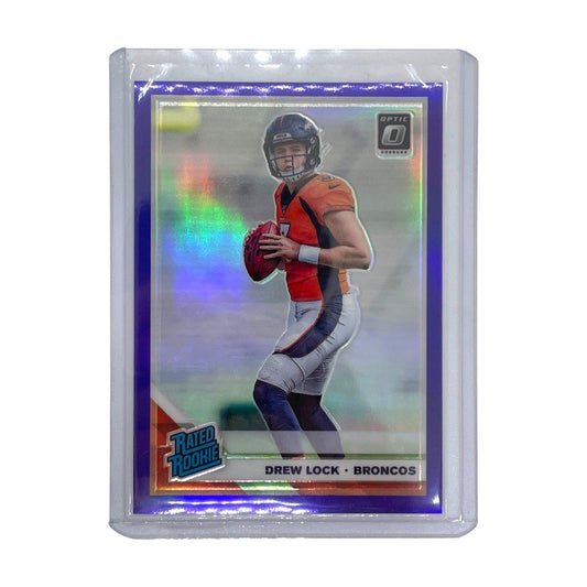 PANINI NFLカード DONRUSS OPTIC PRIZM DREW LOCK DENVER BRONCOS 09/50 #153 中古 IT1