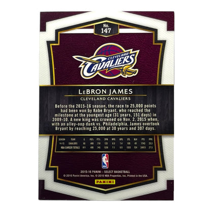 PANINI NBAカード SELECT LEBRON JAMES CLEVELAND CAVALIERS #147 中古 IT2