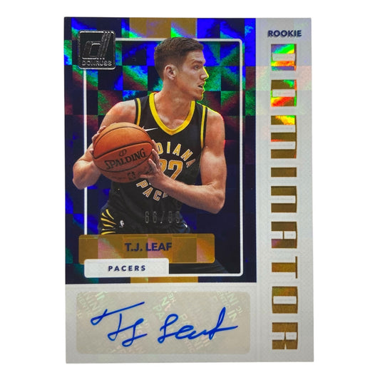 PANINI NBAカード DONRUSS T.J. LEAF PACERS 66/99 #RD-TJL 中古 IT2