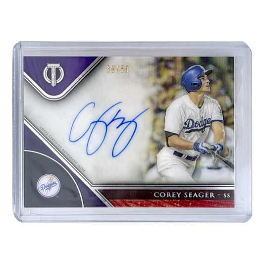 TOPPS MLBカード TRIBUTE COREY SEAGER LOS ANGELES DODGERS /50 #TA-CSE 中古 IT1