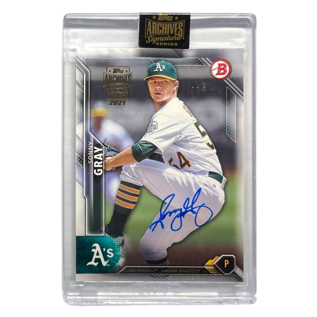 未開封品 TOPPS MLBカード BOWMAN SONNY GRAY OAKLAND ATHLETICS /63 #62 中古 IT2