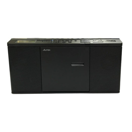 東芝 Aurex CD/ラジオ/SD/USB プレーヤー ブラック Bluetooth ワイドFM/AM 語学学習 高音質 TY-ANX1 中古 T1