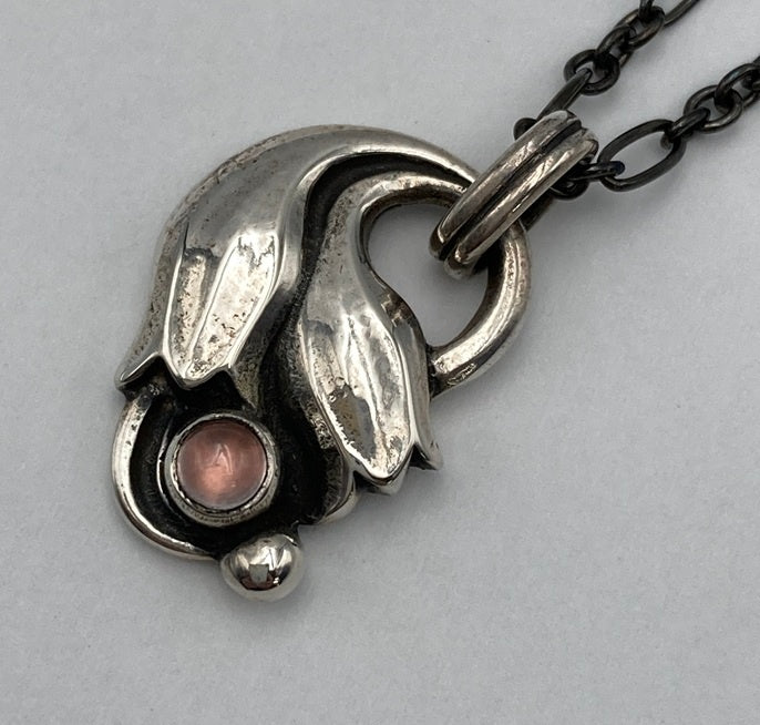 GEORG JENSEN ジョージジェンセン 1999年 ヘリテージ イヤーネックレス SV925 中古 D4