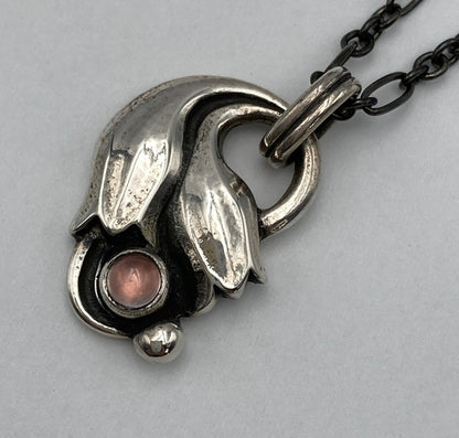 GEORG JENSEN ジョージジェンセン 1999年 ヘリテージ イヤーネックレス SV925 中古 D4