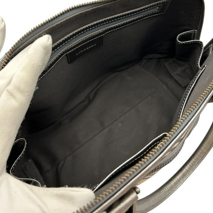 BURBERRY バーバリー ハンドバッグ レディース ノバチェック ブラウン/シルバー 鞄 ブランド チェック柄 かわいい お出かけ 中古 W４