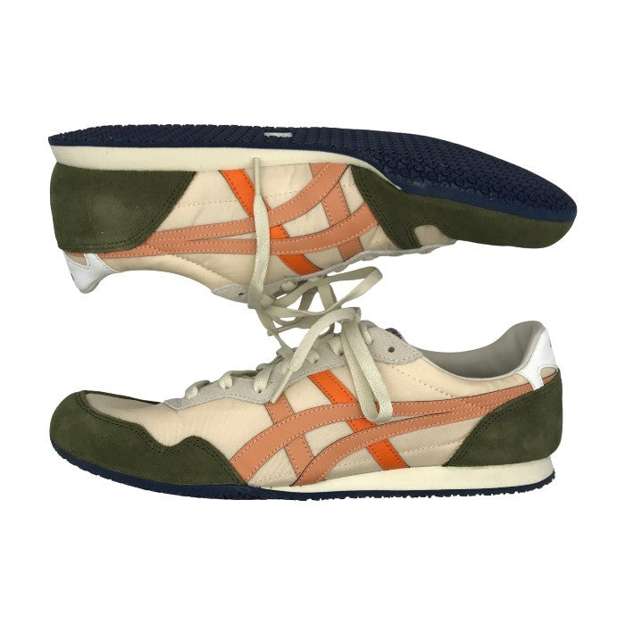 オニツカタイガー SERRANO スニーカー メンズ ローカット セラーノ COZY PINK/MIKAN ORANGE 28.5cm 中古 T1