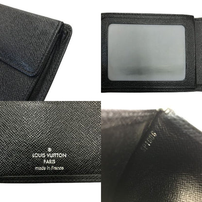 LOUIS VUITTON ルイヴィトン タイガ ポルトフォイユ フロリン 財布 メンズ 二つ折り パスケース 小銭入れ付き ブラック M31112 中古 T1