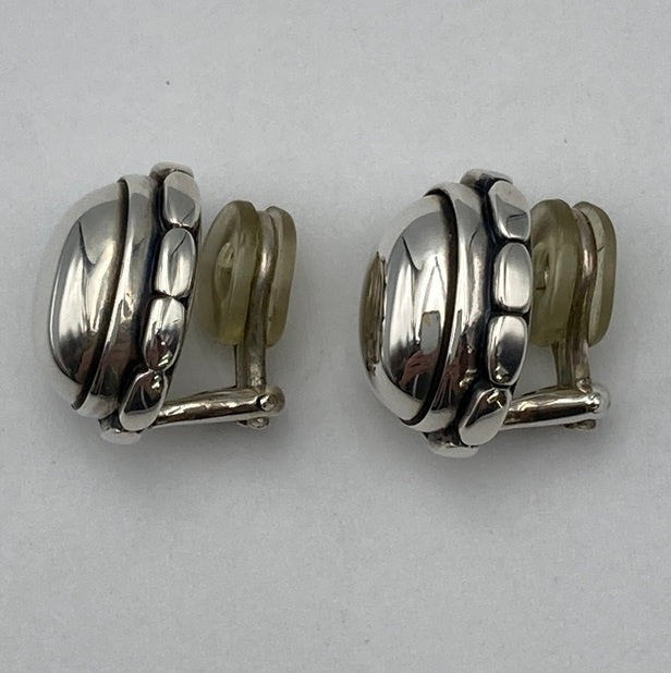 GEORG JENSEN ジョージジェンセン 2001年 ヘリテージ イヤーイヤリング SV925 中古 D4