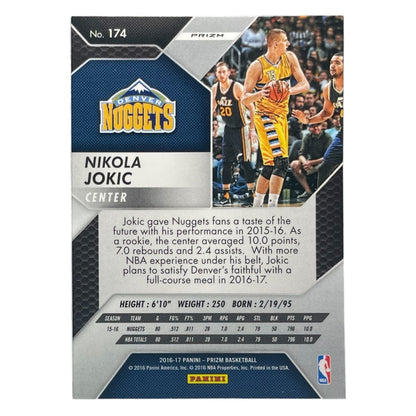 PANINI NBAカード PRIZM NIKOLA JOKIC NUGGETS #174 中古 IT2
