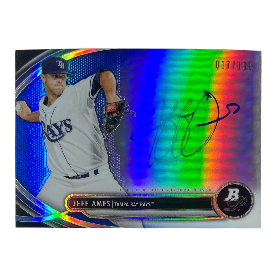 TOPPS MLBカード BOWMAN PLATINUM JEFF AMES TAMPA BAY RAYS /199 #BPAP-JAM 中古 IT2