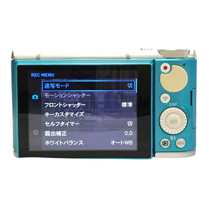 CASIO カシオ EXILIM コンパクトデジタルカメラ ブルー 光学18倍ズーム 高速オートフォーカス チルトモニター EX-ZR1800BE 中古 T1