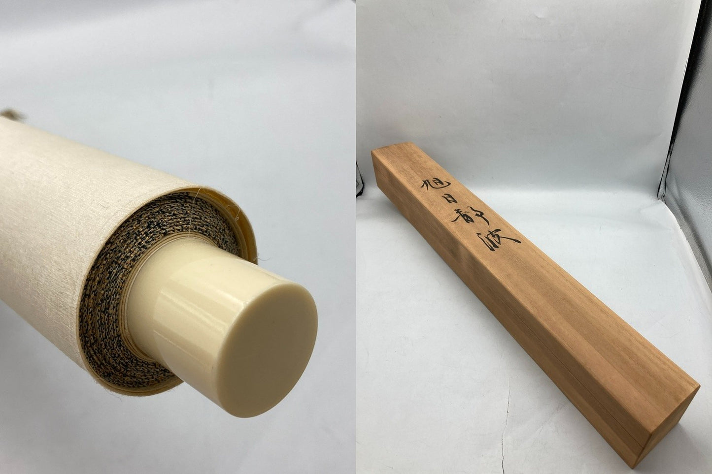 小野萬翠  旭日静波 掛け軸 中古 D4