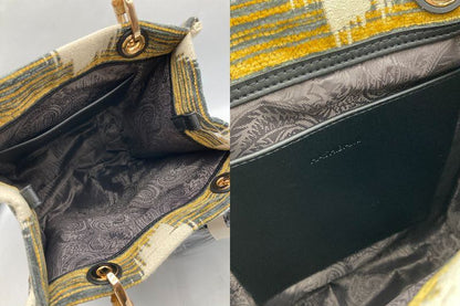 HASHIBAMI ハシバミ ジャガード バンブートート ミニ 中古 D4