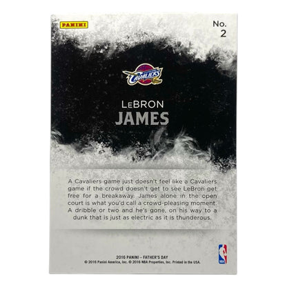 PANINI NBAカード FATHER'S DAY LEBRON JAMES CLEVELAND CAVALIERS #2 中古 IT2
