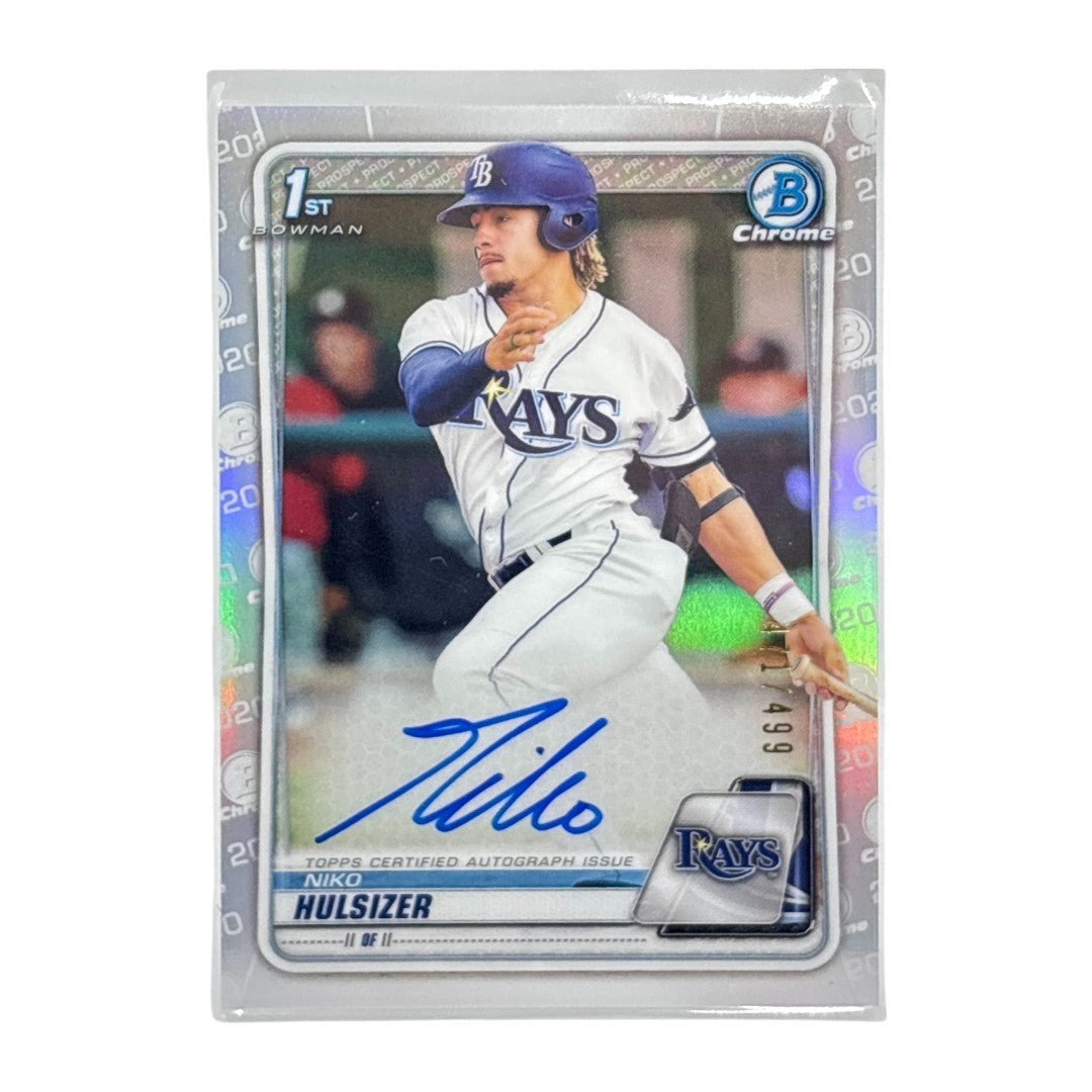 TOPPS MLBカード BOWMAN CHROME 1ST NIKO HULSIZER TAMPA BAY RAYS /499 #CPA-NH 中古 IT1