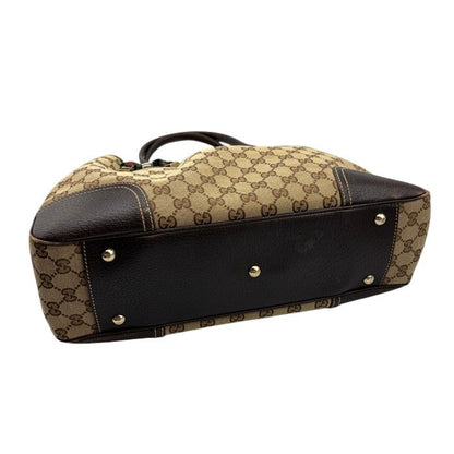グッチ GUCCI プリンシー GGキャンバス トートバッグ 163805 鞄 ブランド レディース レザー おしゃれ 中古 W４