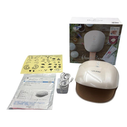 未使用品 ATEX アテックス ルルド ハンドケア ホワイト AX-HXL180wh マッサージ機 手 マッサージ 全体 指先 医療機器認証番号：302AABZX00005000 中古 W４