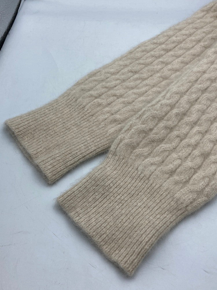 ROPE ロペ フォックスファー 46％ ケーブルニット レディース 中古 D4