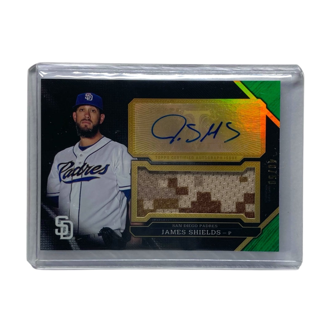 TOPPS MLBカード  TRIPLE THREADS JAMES SHIELDS PADRES 40/50 #UAJR-JSH 中古 IT2