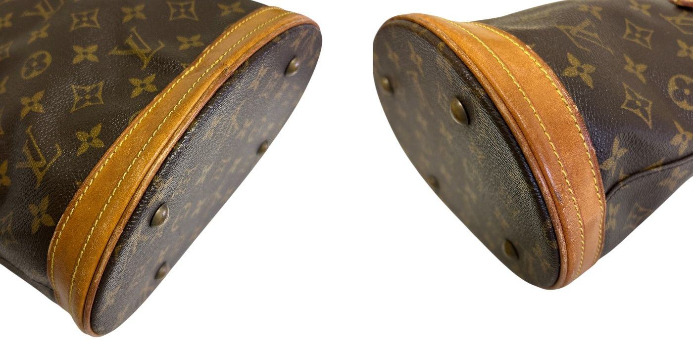 LOUIS VUITTON ルイヴィトン バケットPM モノグラム M42238 トートバッグ ブランド レディース おしゃれ 中古 W1