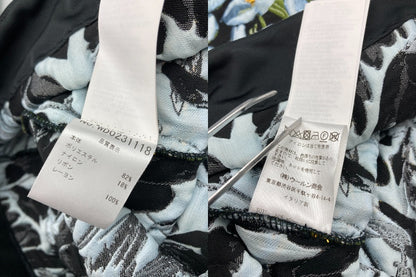 Blumarine ブルマリン 花柄 フレアスリーブ ワンピース サイズ IT40 レディース 中古 D4