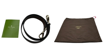 kate spade ケイトスペード ショルダー バッグ 牛革 ブラウン レザー 鞄 おしゃれ 本革 ボストン 中古 W４