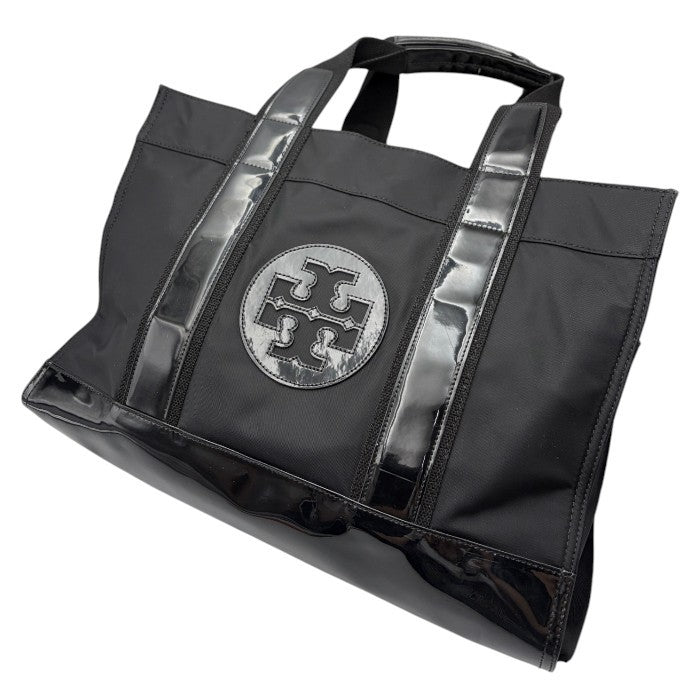 TORY BURCH トリーバーチ トートバッグ 50009806 ブランド バッグ 鞄 レディース ブラック A4 大きめ 中古 W４