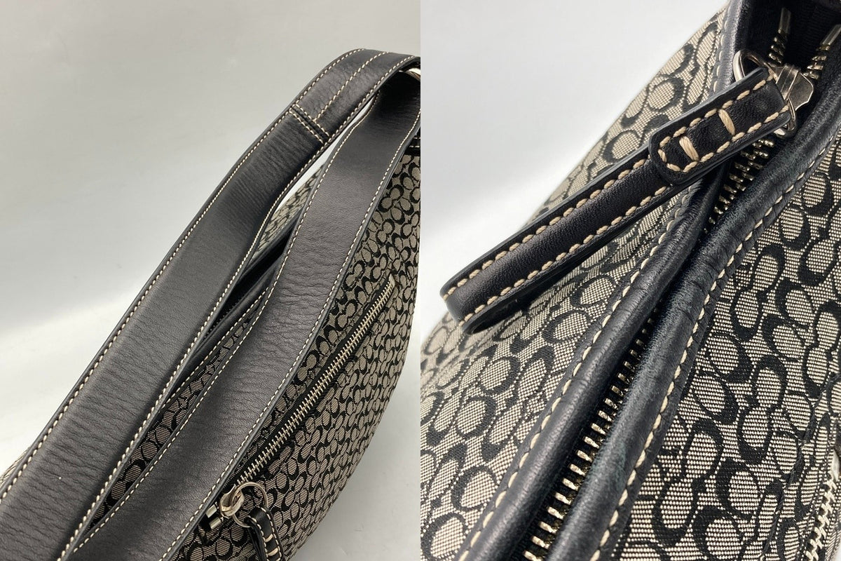 COACH コーチ ミニシグネチャー 2WAY ショルダーバッグ F10945 中古 D4