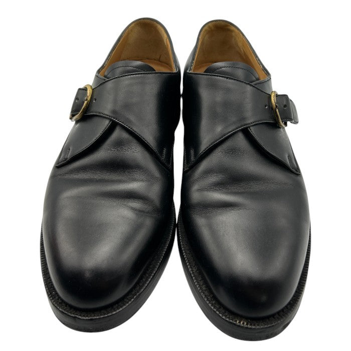 BALLY バリー シングルモンク レザー シューズ 約25.5cm 本革 靴 メンズ ビジネス 中古 W４