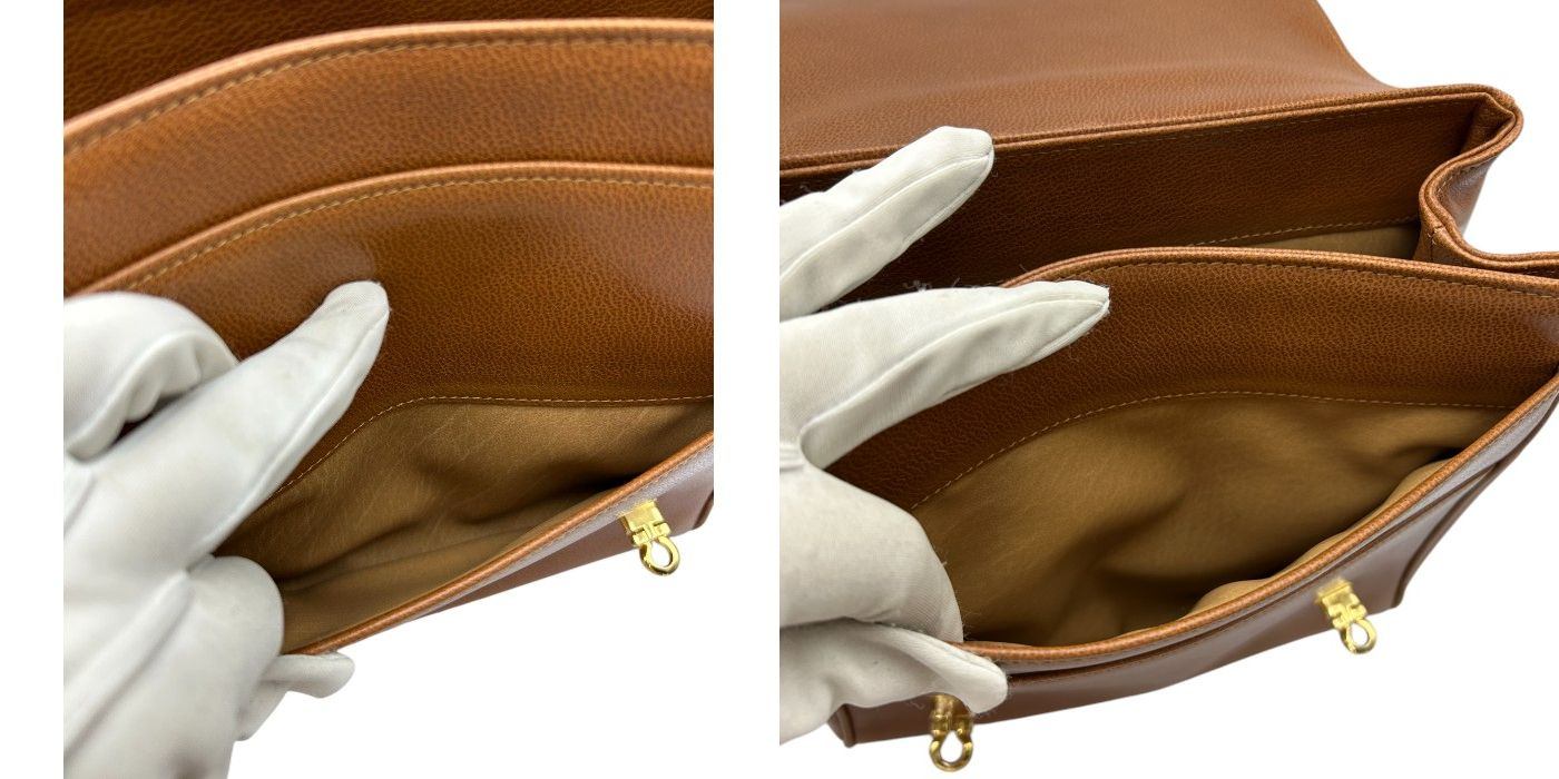 DANIEL HOPENAND 香鳥屋 KATORIYA レザー 2WAY バッグ 鞄 本革 ショルダー ハンド ブラウン 中古 W４