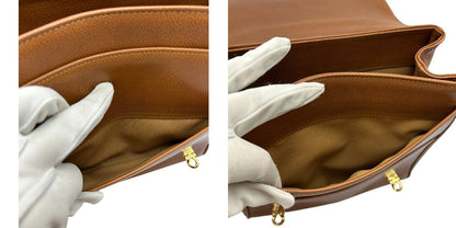 DANIEL HOPENAND 香鳥屋 KATORIYA レザー 2WAY バッグ 鞄 本革 ショルダー ハンド ブラウン 中古 W４