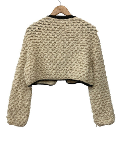 GRACE CONTINENTAL グレースコンチネンタル ループニットジャケット 【キナリ/36】 中古 D4