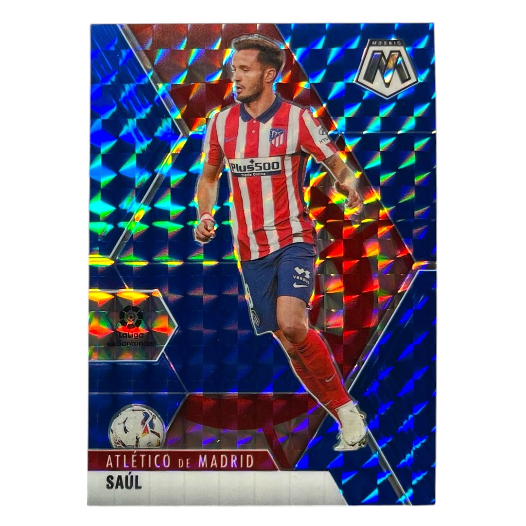PANINI サッカーカード MOSAIC LALIGA PRIZM SAUL ATLETICO DE MADRID /99 #98 中古 IT2