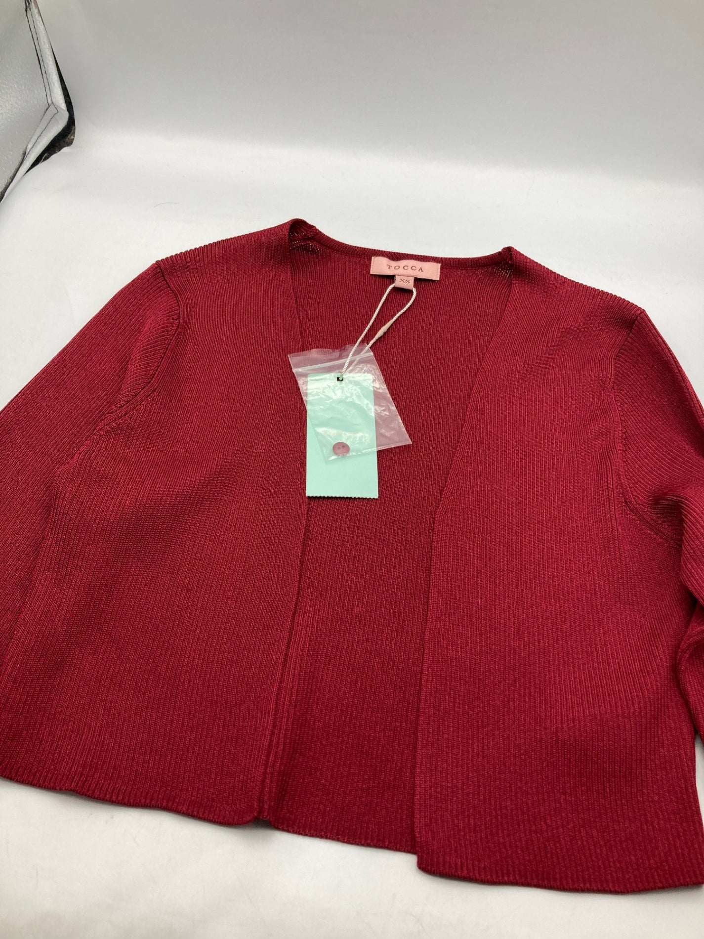 TOCCA トッカ エコファー付き ボレロ カーディガン 488445 サイズXS 中古 D4