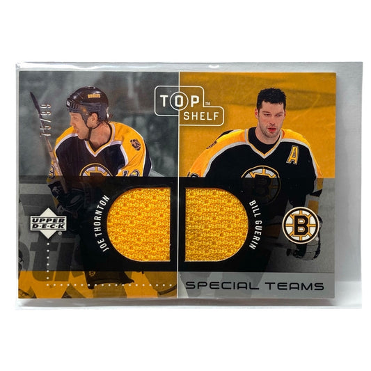 UPPER DECK NHLカード TOP SHELF JOE THORNTON BILL GUERIN BRUINS 75/99 #ST-TG 中古 IT2
