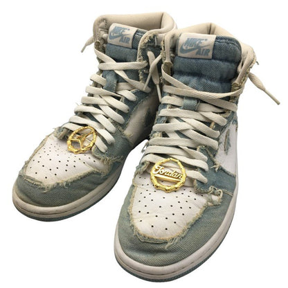 NIKE ナイキ WMNS AIR JORDAN 1 HIGH OG DENIM 26cm DM9036-104 中古 Y4