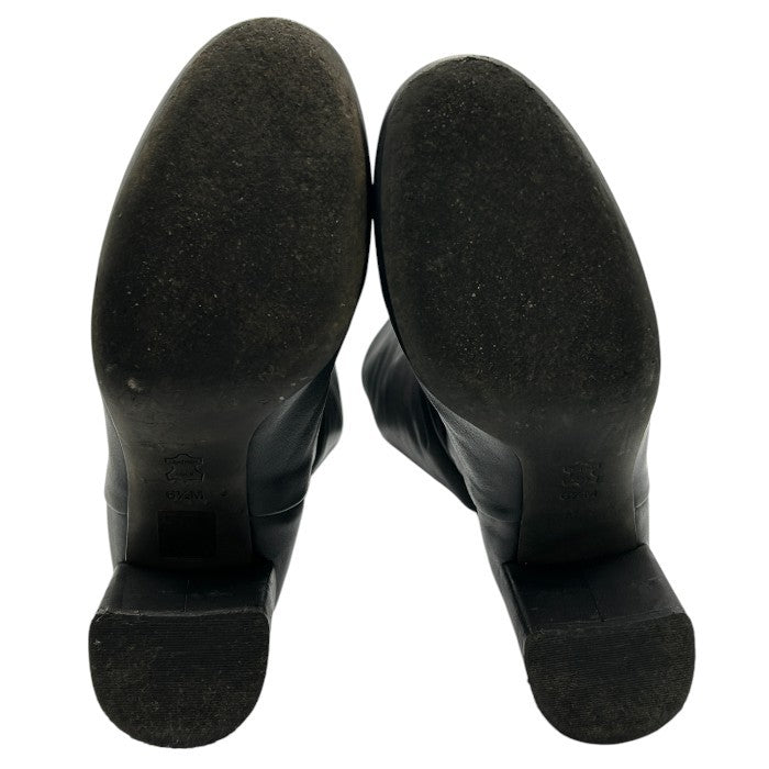 TORY BURCH トリーバーチ レザー ロングブーツ 6 1/2 (約23.5cm) ブランド レディース シューズ 靴 秋 冬 かわいい 中古 W４